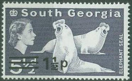 SOUTH GEORGIA..1971..Michel # 27 I V ...MNH. - Südgeorgien