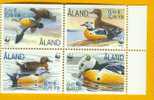 WWF W.W.F. 2001 Aland, - Canard Steller's Eider Duck, Set  MNH ** - Canards