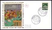 FDC Allemagne BERLIN N° Yvert 258 (25e Anniv Signature Armistice) Obl Sp Berlin 8.5.70 (sur Soie) RRR - Autres & Non Classés