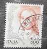 1999 Nr 2396 La Donna Nell'arte In Lire 800 E In Euro 0,41 - Valore Colore Marrone - Errors And Curiosities