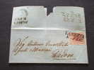 LOMBARDO VENETO-lettera-1850 STEMMA 15c. ANNULLO: VENEZIA In Stampatello. - Lombardo-Venetien