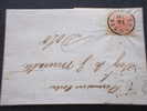 LOMBARDO VENETO-lettera-1850 STEMMA 15c. ANNULLO: VENEZIA Cerchio. - Lombardy-Venetia