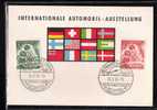 INTERNATIONALE AUTOMOBIL - AUSTELLUNG FRANKFURT BERLIN TAG DER BRIEFMARKE 1953 - Motorfietsen