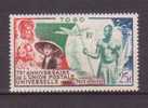 COLONIES.TOGO.PA N°21.75 Eme ANNIVERSAIRE DE L UNION POSTALE UNIVERSELLE *neuf Et Charniere - Autres & Non Classés