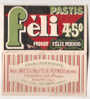 ECHANTILLON DE PAPIER A ROULER PUBLICITAIRE - PASTIS FELI 45° Produit FELIX PERNOD - Andere & Zonder Classificatie