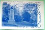 Belgium Post Card Tournai - Square Marie-Louise - Park Trees - Coat Of Arms - Statue - Covers & Documents