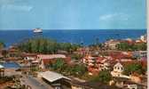 CARTE POSTALE DE MARTINIQUE - FORT-DE-FRANCE - VUE SUR LA SAVANE ET LA BAIE DES FLAMANDS - PAQUBOT FRANCE - VOITURE AMI6 - Fort De France