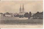 14..LA DELIVRANDE..VUE SUR LA BASILIQUE..2 SCANS..1906 - La Delivrande