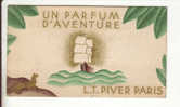 Carte Parfumée "Un Parfum D'Aventure" L.T. Piver Paris - Pubblicitari (riviste)