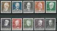 GERMANY BERLIN - 1952 FAMOUS BERLINERS - V1366 - Unused Stamps