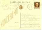 REF LBL3 - ITALIE OCCUPATION LUBJANA CP IMPERIALE 30c ADRESSEE LOCALEMENT 12/9/1943 - Lubiana