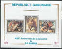 QUADRI  GABON  1977  RUBENS  BF  MNH - Rubens