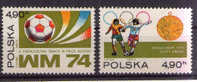 POLONIA 1974  MONDIALI DI CALCIO - MNH - 1974 – Allemagne Fédérale