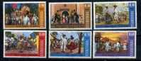 VENEZUELA 1966  Folk Dance   Cpl Set Of 6 Yvert Cat. N° Air 879/84 Absolutely Perfect MNH ** - Tanz