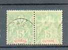 Guya 146 - YT 43 Obli X 2 - Used Stamps