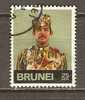 Brunei 1976 Sultan  25c (o) - Brunei (...-1984)