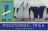# POLAND 372 Pocztowiec TP SA 25 Urmet 01.97 -voile,sail- Tres Bon Etat - Pologne