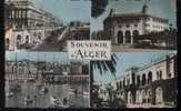 ALGERIE....ALGER...SOUVENIR...CPSM....ECRI TE.....‹(•¿•)› - Algiers