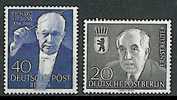 GERMANY BERLIN - 1954 SELECTION 2 STAMPS - V1371 - Ongebruikt