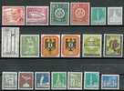 GERMANY BERLIN - 1956 COMPLETE YEAR 25 STAMPS - V1373 - Neufs