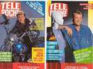 Johnny  HALLYDAY  : 2   COUVERTURES   "  TELE POCHE  " - Music
