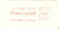 Lait, Enfant, Rumilly, Mont Blanc - EMA Havas - Enveloppe  Entière  (C0577) - Other & Unclassified