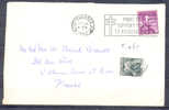 DALLAY  Num 95  Sur  Courrier  Des   ETATS UNIS    Le 19 DEC 1962 - 1859-1959 Oblitérés