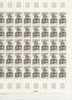 SERVICE DE SANTE - LE VAL DE GRACE  ++ FEUILLE DE 50  TIMBRES A 3,70 FRANCS - Full Sheets