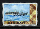 KIRIBATI - 1981 O.K.G.S. LARGE TYPE OVERPRINT ON 1c WATERMARKED PAPER FINE MNH ** - Kiribati (1979-...)