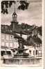 CARTE POSTALE DE POLIGNY - FONTAINE PLACE NATIONALE - Poligny