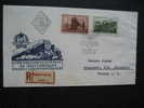 Ungarn 1952, Tag Der Eisenbahner Mi 1261-1262 FDC - Altri (Terra)