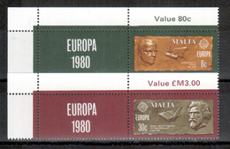 Malta / Malte 1980 Satz/set EUROPA ** - 1980