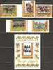 Liberia 1977 Mi# 1032-1036, Block 86 A ** MNH - Equestrian Gold Medal Winners In Montreal Olympic Games - Summer 1976: Montreal