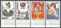 Senegal 1988 Mi# 983-986 ** MNH - Summer Olympics, Seoul - Ete 1988: Séoul