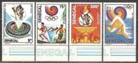 Senegal 1988 Mi# 983-986 ** MNH - Summer Olympics, Seoul - Zomer 1988: Seoel