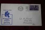 AUG-2-1949 --DE SAN FRANCISCO USA  POUR HANOVER STAMP EXHIBITION MAY 15-16 TH CALIFORNIA COLLECTOR CL MARCOPHILIE LETTRE - FDC