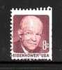 U.S. Dwight D. Eisenhower - Scott # 1395 - Used Stamps