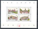 Germany Berlin 1987 Block 8 Miniature Sheet 750 Jahre Stadt Berlin MNH - Blokken