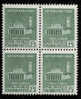 1944 REPUBBLICA SOCIALE MONUMENTI DISTRUTTI 1°EMISSIONE 25C. QUARTINA NUOVO** MNH (SASS497) - Neufs