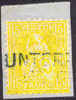 Switzerland #63 Used 15c Lemon On Paper From 1881 - Oblitérés