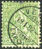 Switzerland #65 Used 25c Green From 1881 - Usados