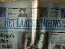 HET LAATSTE NIEUWS VAN 8 NOVEMBER 1989 UITGEGEVEN GANS IN HET BLAUW - Sonstige & Ohne Zuordnung