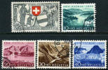 Switzerland B212-16 XF Used Set From 1952 - Gebruikt