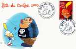 France: 2005 Carte 1er Jour Fête Du Timbre 2005 Titeuf Par Zep - Comics