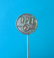 OPEL - Vintage Pin Badge * German Car Automobile Auto Automovil Carro Germany Deutschland Abzeichen Anstecknadel - Opel