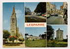 Lesparre-Médoc (33) : 5 Vues Dont Rue Comerçante Environ 1960 (animée). - Lesparre Medoc