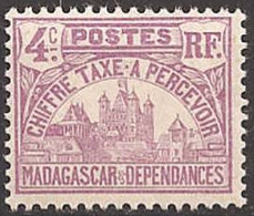 MADAGASCAR..1908..Michel # 8...MLH...Portomarken. - Portomarken