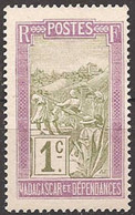 MADAGASCAR..1908..Michel # 74...MLH. - Unused Stamps