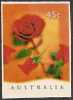 AUSTRALIA - 1997 Diecut 45c Greetings - Roses, From Booklet. Scott 1578. MNH ** - Mint Stamps
