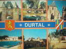 49 - DURTAL - Le Chateau, Le Camping, La Piscine... Multivues Avec Blasons - Durtal